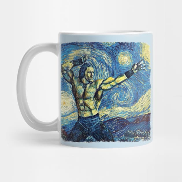 Conan the Barbarian Van Gogh Style by todos